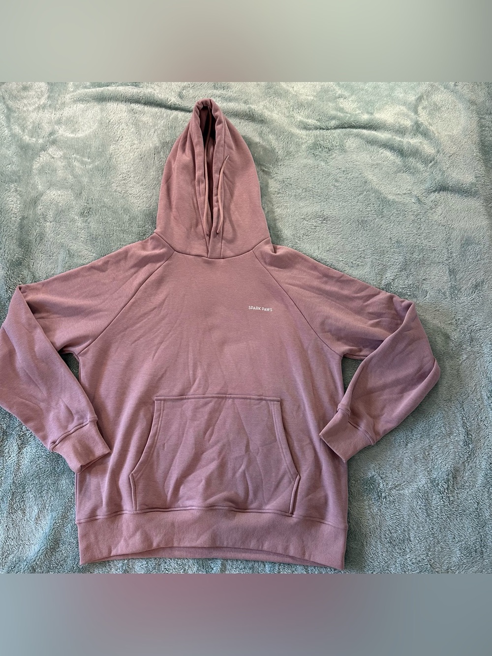 Woman’s Sparkpaws Dusty Rose Hoodie Sweatshirt